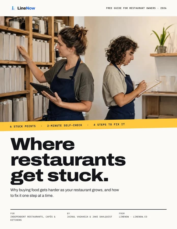 Cover of Where restaurants get stuck.